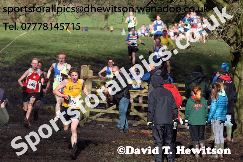 Mens under-17 Northern Cross Country Champs., Witton Park, Blackburn. Photo: David T. Hewitson/Sports for All Pics